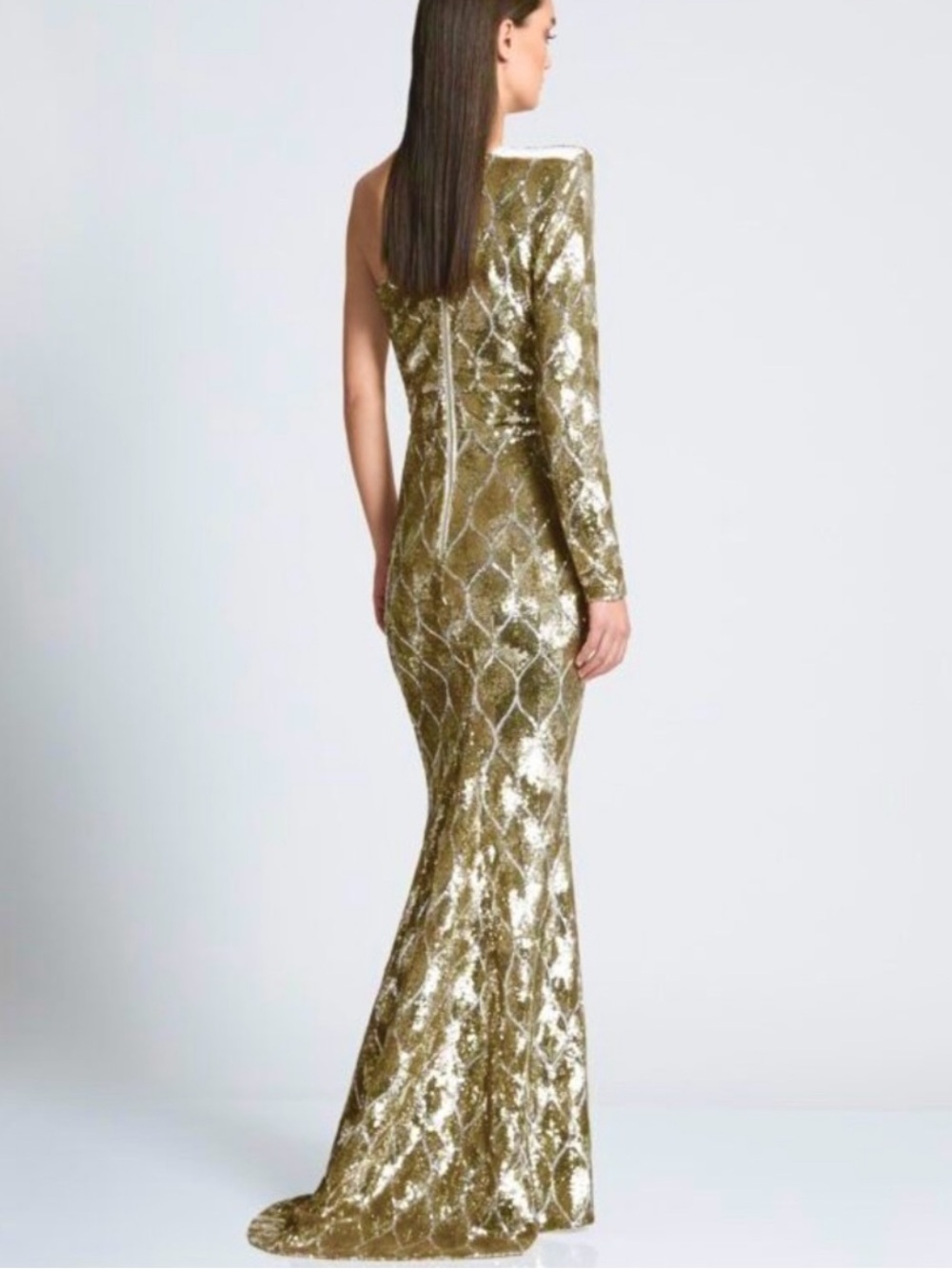 Zhivago Mean Streets Gown Gold Sequins - Picture 3 of 12